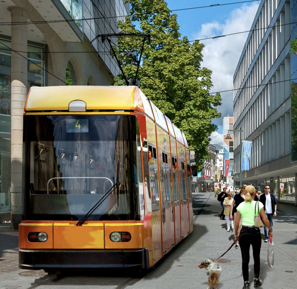 Tram / Strassenbahn in Lörrach - Vision