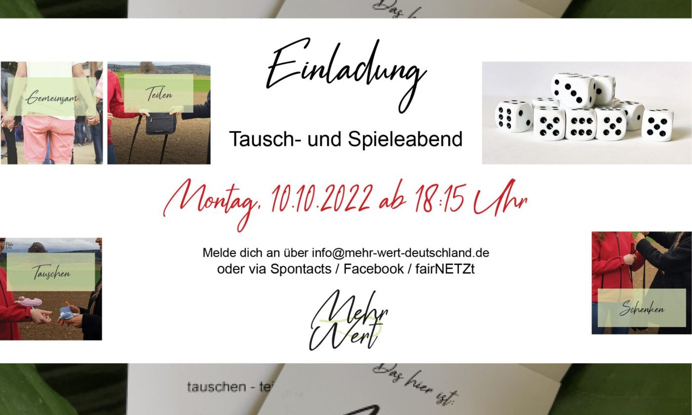 Tausch- und Spieleabend